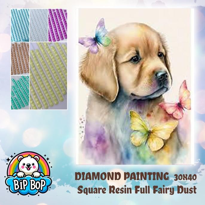 

DIY Diamond Painting Full FD (Fairy Dust) Drill Resin Square 30x40cm 5D Diamond Painting Kit