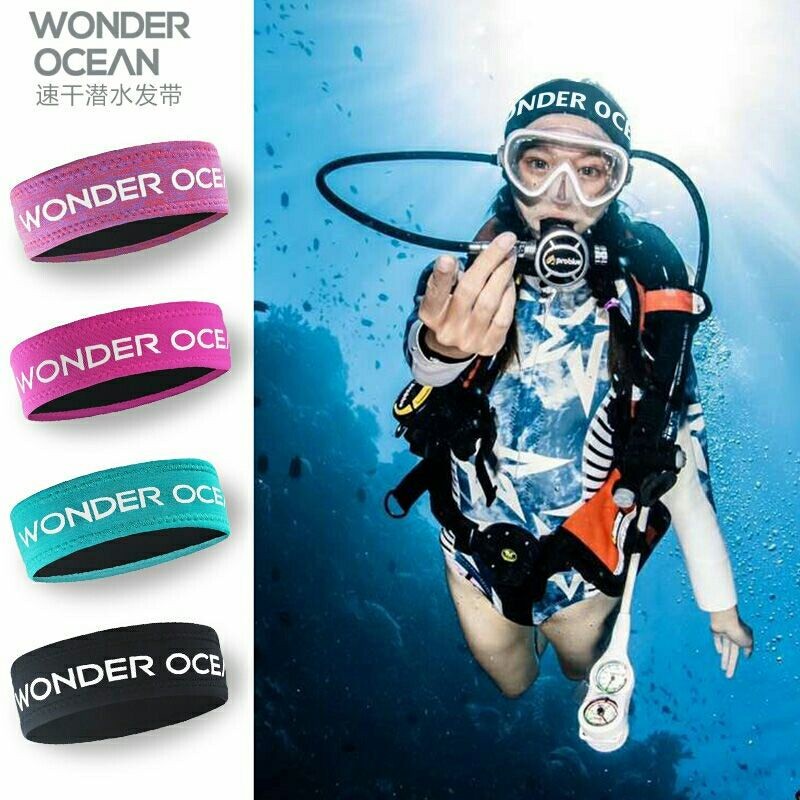 Ikat Rambut Selam Ikat Rambut Pria Wanita Ikat Perawatan Rambut Penyelam Ikat Rambut Pantai Tepi Lau