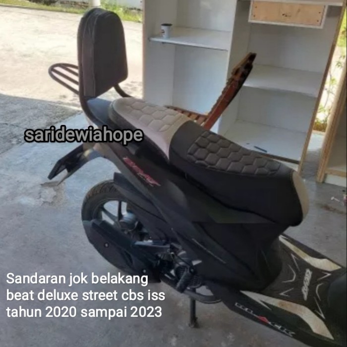 Sandaran Jok Motor Beat Deluxe Street Cbs iss 2020_2023 Jok Belakang READY