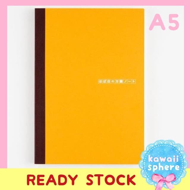 

Hobonichi Plain Notebook Cousin A5 Grid Ready Stock
