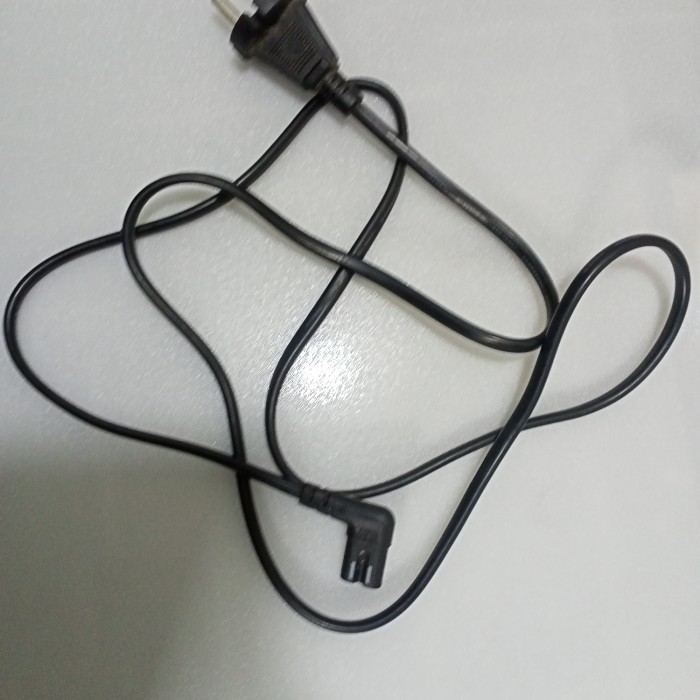 Kabel power kabel colokan TV socket bengkok leter L BARU