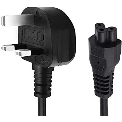 Kabel Power Adaptor Laptop / Notebook - 3 Kaki US/UK Plug Cord Type RESTOCK