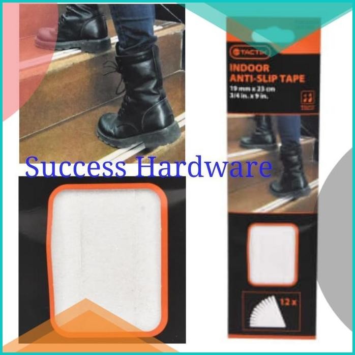 

TACTIX TAPE ANTI SLIP 23 X 1.9 CM - PUTIH INDOOR ANTI-SLIP TAPE 12 PC