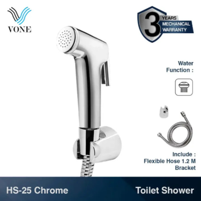 HAND SHOWER TOILET - JET SHOWER - VONE HS-50C CHROME