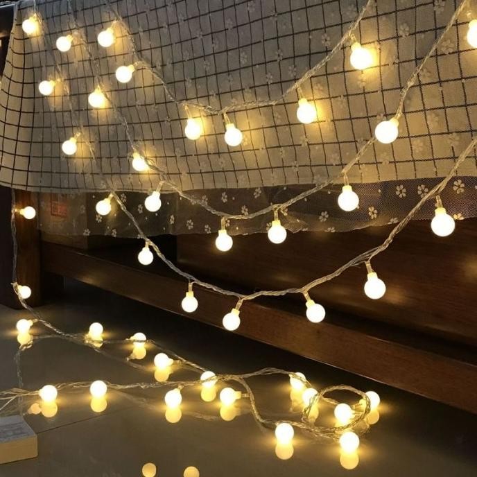 Lampu Hias Kelereng Anggur - Lampu Natal Bulb Kecil - Lampu Tumblr LED BS