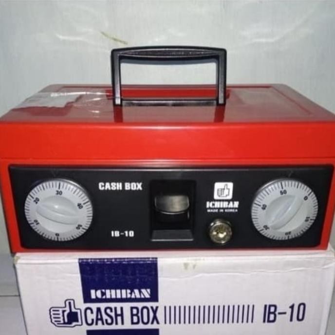 

TERSEDIA ICHIBAN IB10 CASHBOX / KOTAK SAVE CASH BOX / TEMPAT UANG BRANKAS IB 10