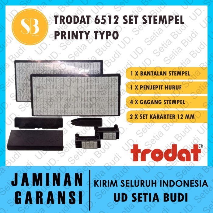 

Stempel Trodat Set Printy Typo 6512