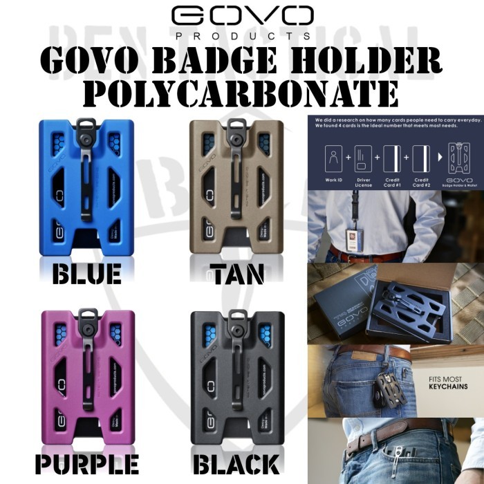 

GOVO BADGE HOLDER POLYCARBONATE