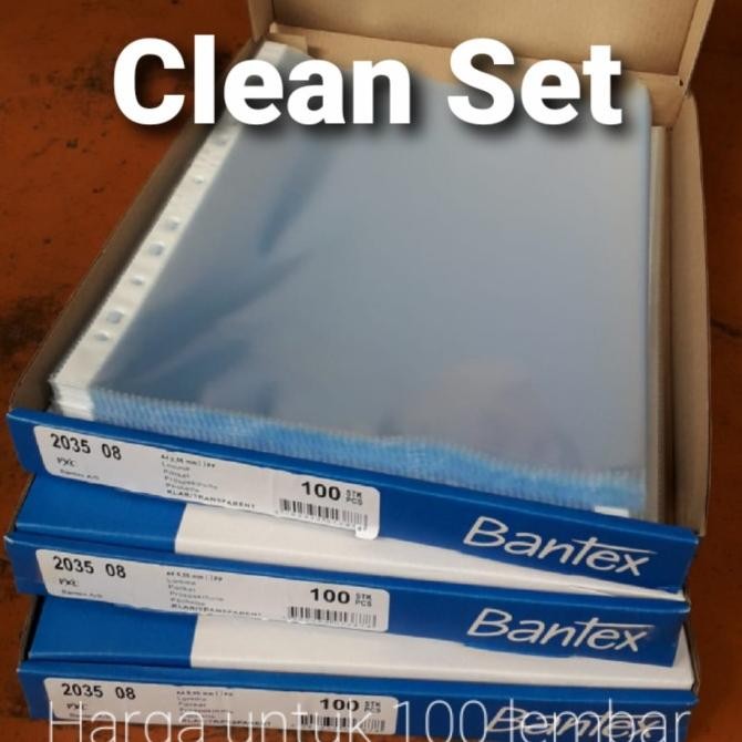 

TERBARU - 100 lembar plastik pocket binder A4 antilarge