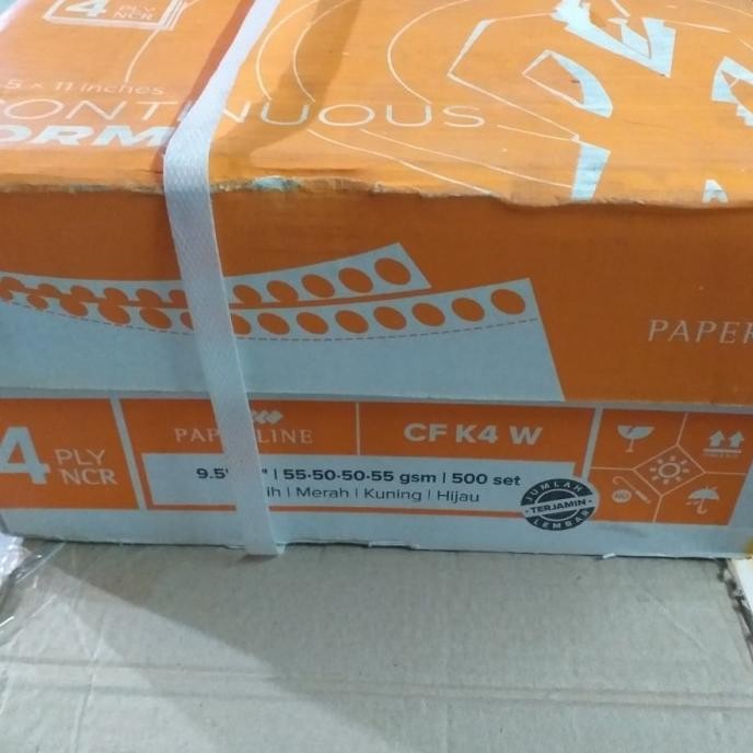 

BEBAS ONGKIR - kertas continuous form 4 ply 9,5x11 paperline/sinar dunia murah