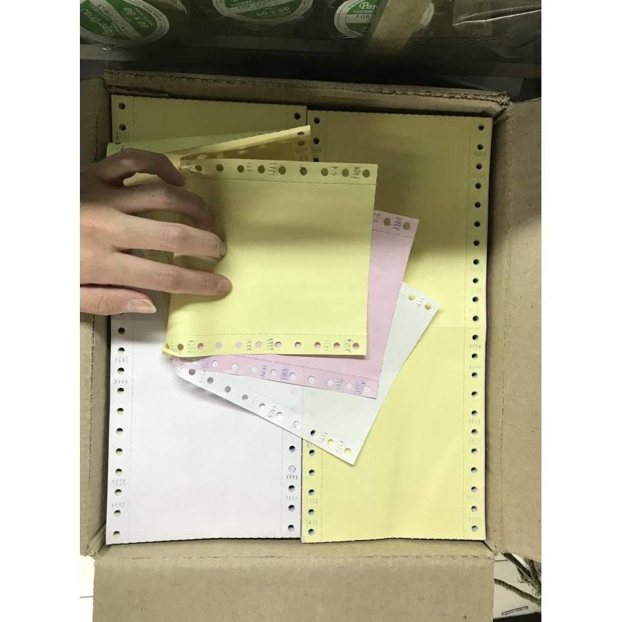 

TERMURAH - paper print continuous form 9.5 x 11/2 3 ply WARTEL kertas continuo