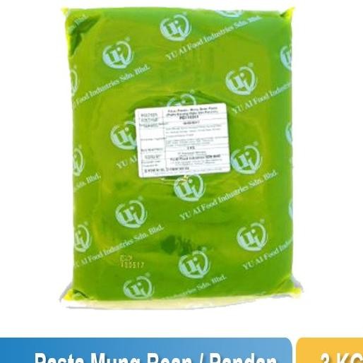 

Yu Ai - Pasta Filling Pandan 3Kg / Pandan Mung Bean