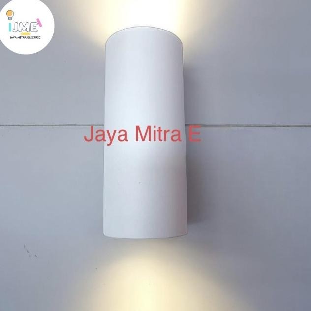 Lampu Dinding Nimalis Outdoor Fitting Mr16 Wall Light Body Putih