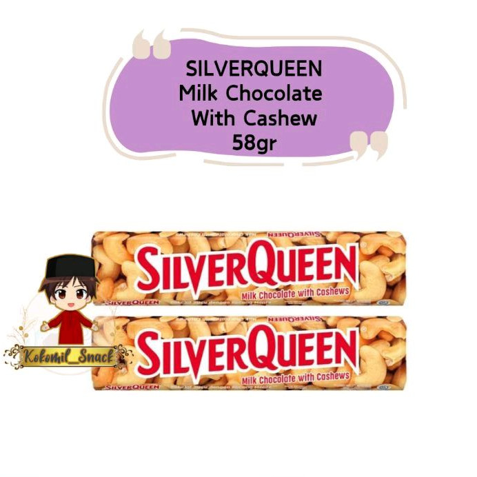

Silverqueen Milk Cashew 58gr