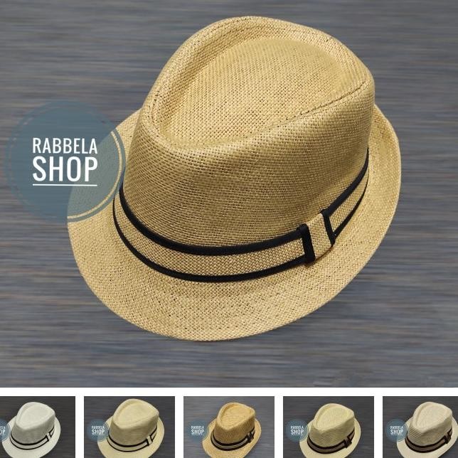 Topi Fedora Topi Laken Topi Koboy Topi Pria Dewasa Rajut Vintage