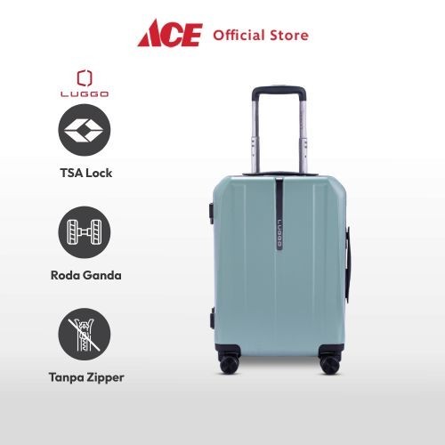 TERBARU Ace Luggo Fort Koper Pc & Aluminium Tsa Lock Luggage Hardcase Luggage Koper Bagasi Dengan