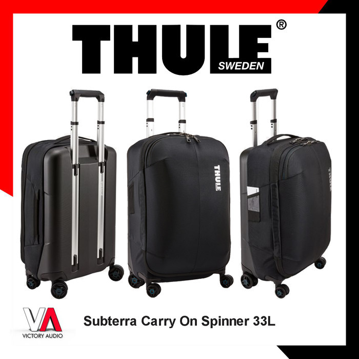 TERBARU Tas Suitcase Koper 4 Roda Bagasi Luggage Bag THULE SUBTERRA CARRY ON SPINNER 33 L - Black