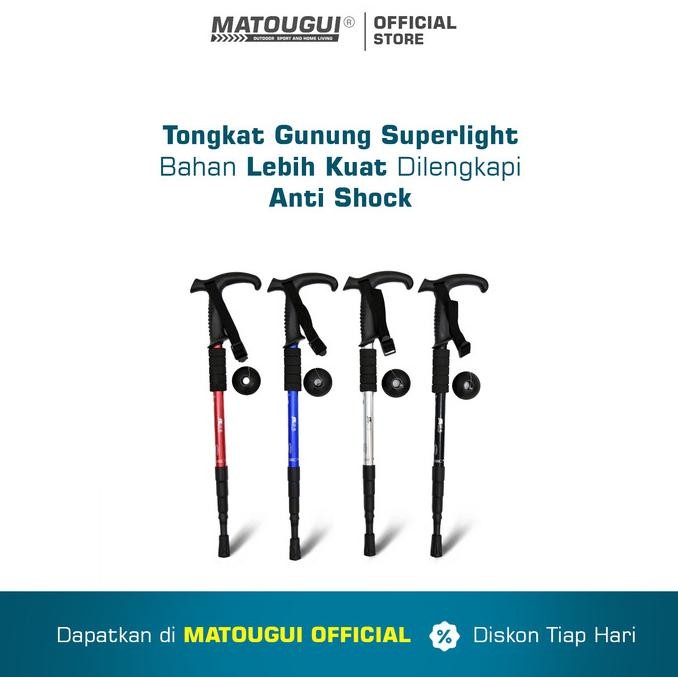 Tracking Pool 9J4D Senter Tongkat Hikking Trecking Pool Treking Tbe Ready