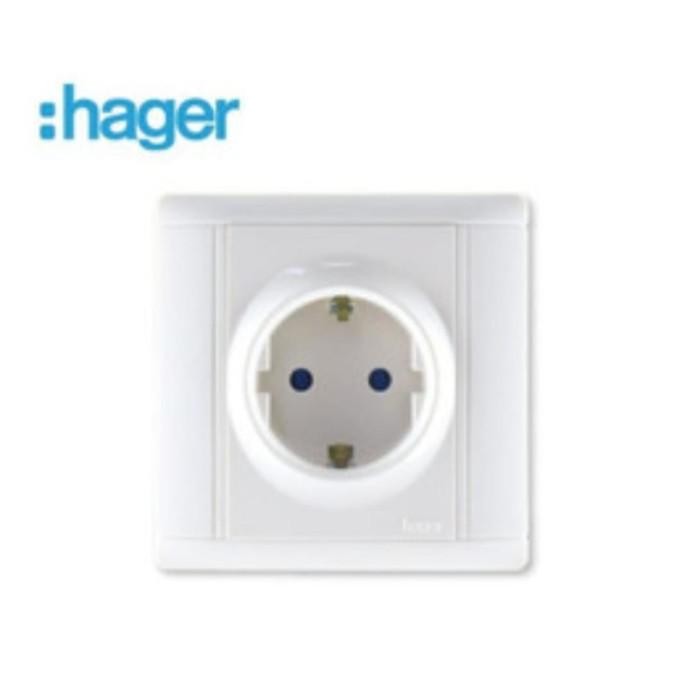 TERMURAH - Hager Stop Kontak Arde Inbow Stop Kontak Listrik Hager