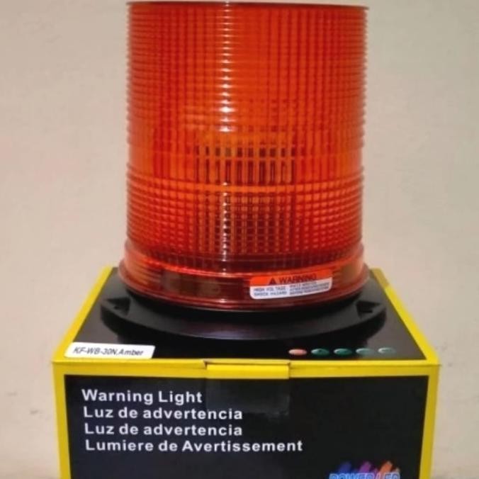 NEW Lampu Rotary WL-27 LED 12-48V IP65 Warning Light Buzzer terpisah