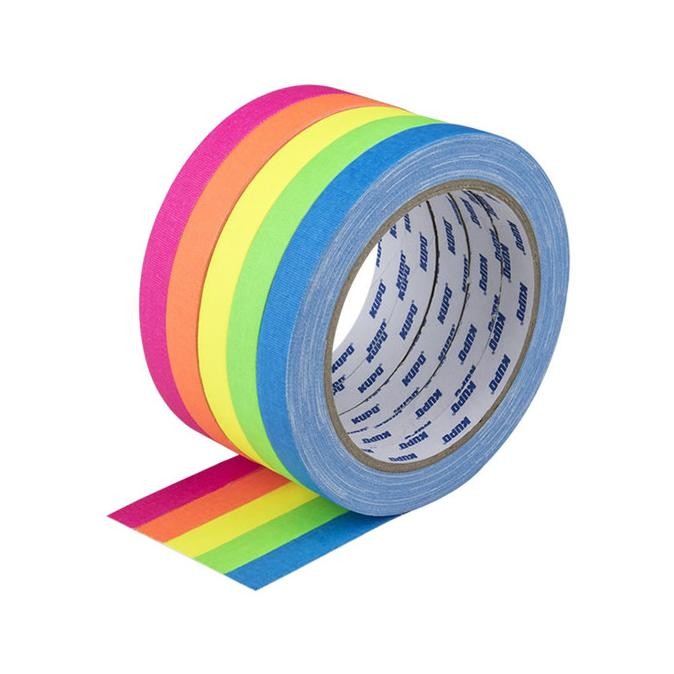 

TERLARIS - KUPO GAFFA CLOTH SPIKE TAPE Bundle 3 PCS - 12mm 15yard x 3 Tape Warna