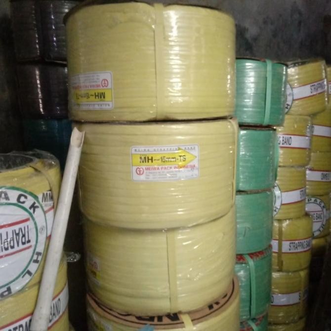 

TERMURAH - Strapping Band merk Meiwa 15 atau 12 mm kuning
