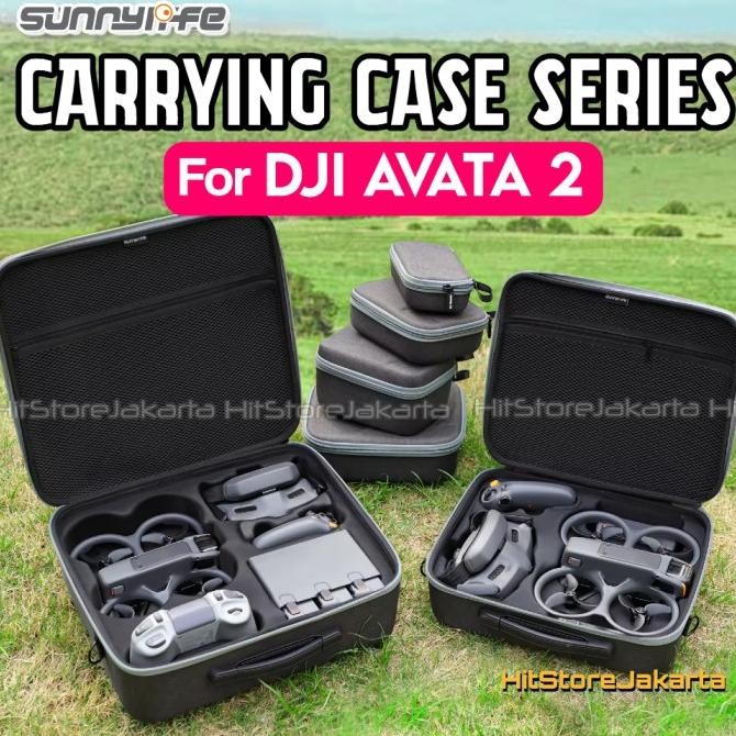 Sunnylife Carrying Case For DJI Avata 2 Tas Shoulder Bag Goggles 3 RC Motion Controller 3 Portable B