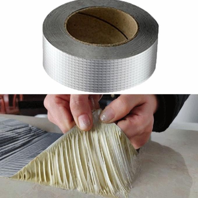 

Lakban Aluminium Foil Super Adhesive Tape Waterproof 5CM x 3M LS549