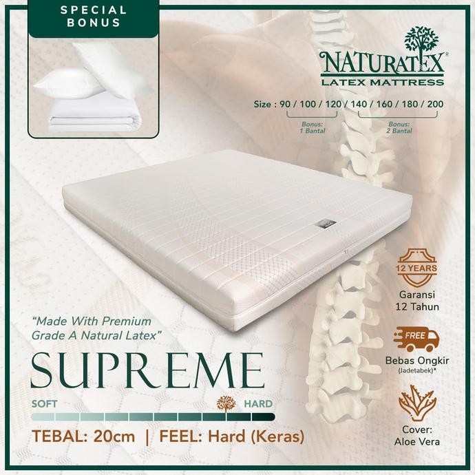 Kasur Latex Naturatex Orthopaedic Supreme uk. 120x200 cm