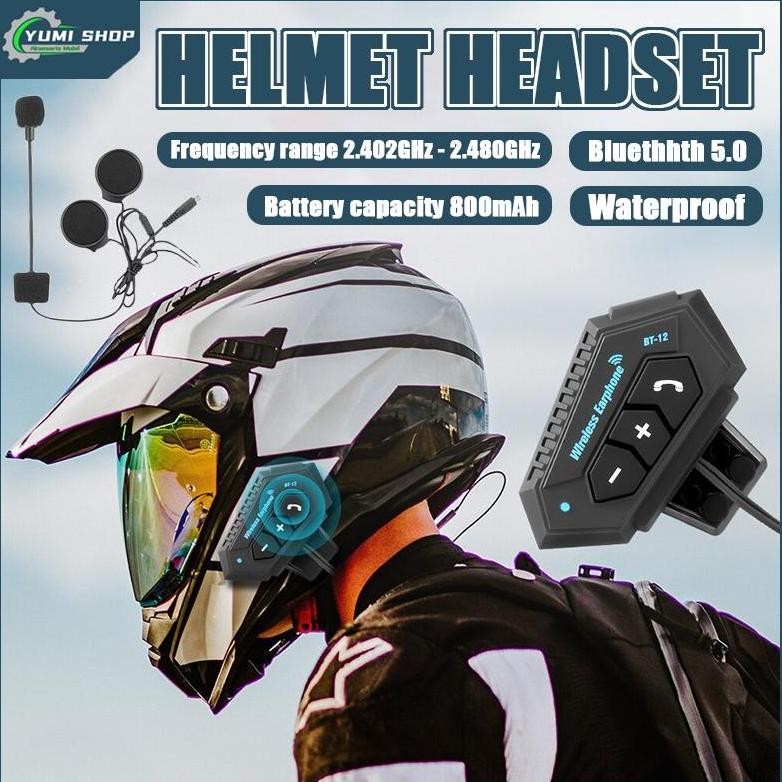 Dimi Intercom Bluetooth Bt 12 ( Intercom Untuk Helm )