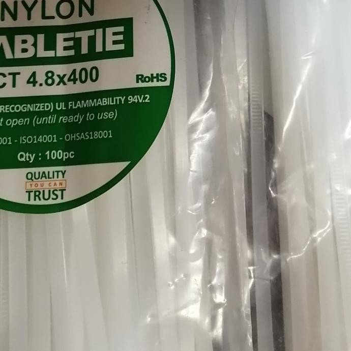 

TERMURAH - Nylon cable tie kabel ties 40 cm