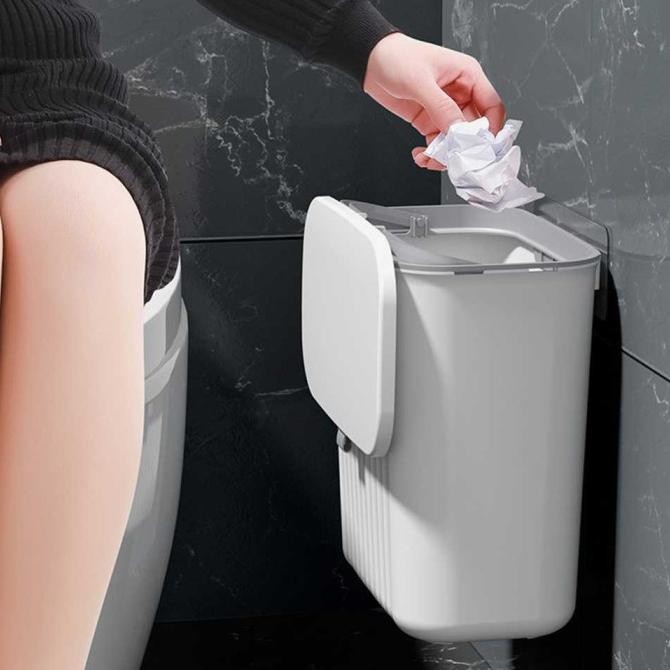 Tempat Sampah Kamar Mandi Gantung Dapur Wastafel Minimalis Tempel