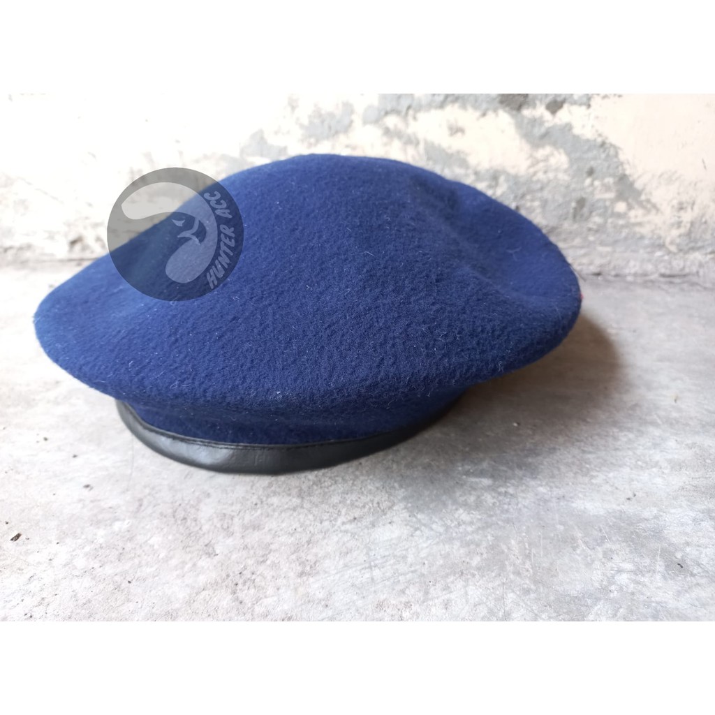Baret Biru Dongker - Baret Damkar - Baret Polos