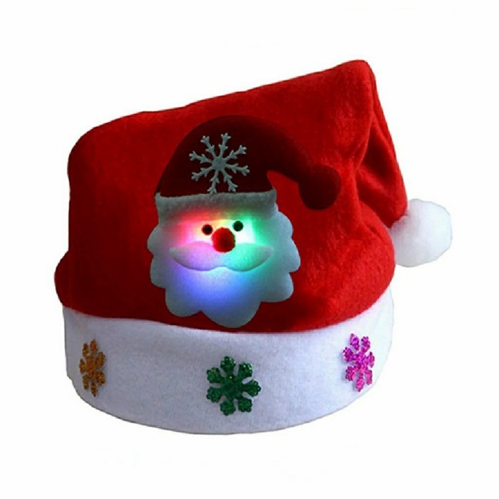 

Natal Topi Santa Claus untuk Kostum Natal Anak - Tanpa Lampu LED Limited