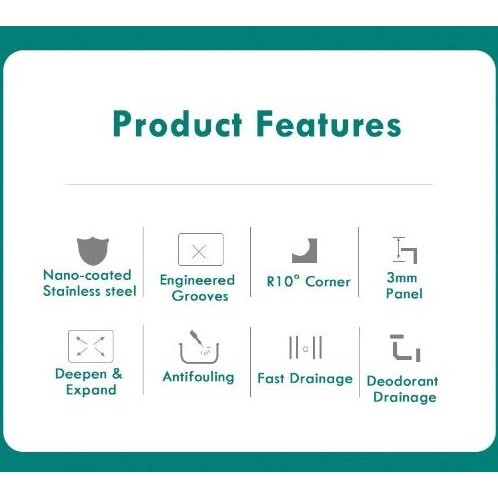 Kitchen Sink Stainlesss 8050 1 Lubang - Bak Cuci Piring Besar