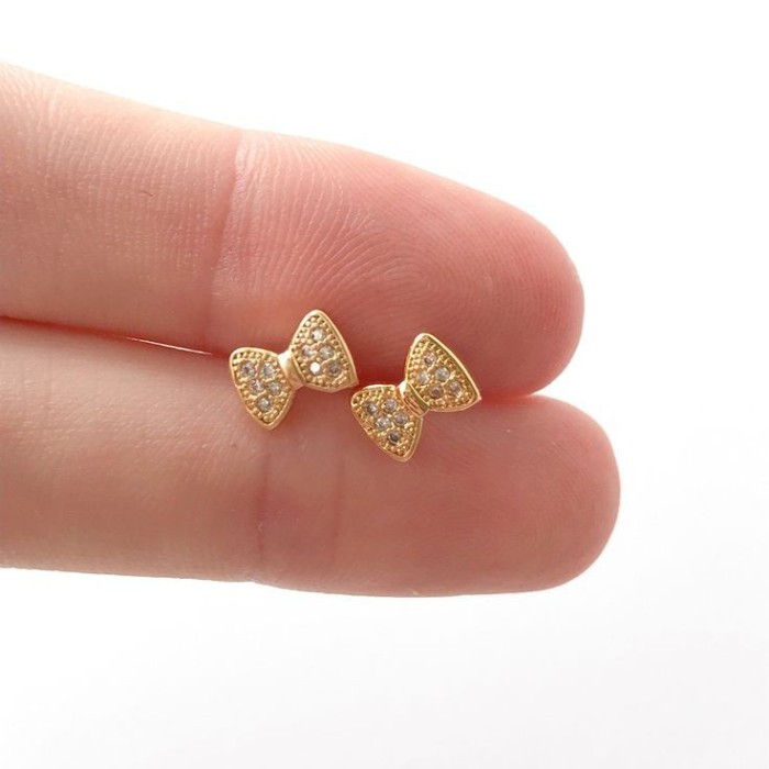 Anting emas anak model toge
