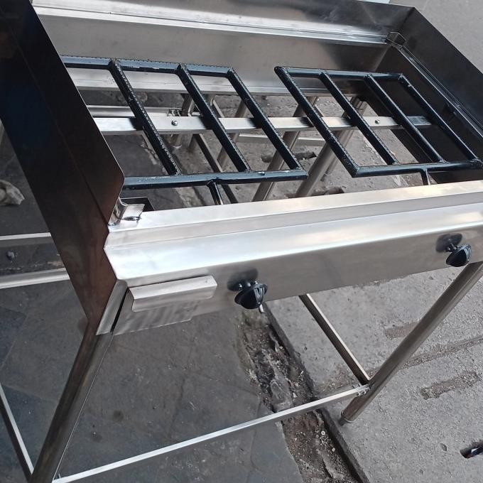 KOMPOR GAS WAJAN KOTAK 85 X 45CM siap pake