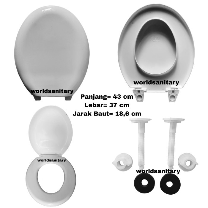 TERBARU Tutup closet duduk /toilet cover/toto