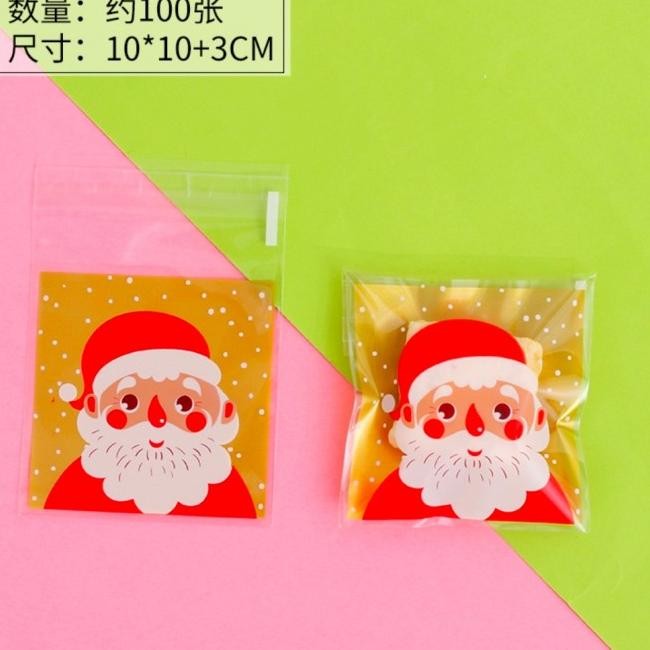 

Plastik Cookies Natal 10X10+3Cm /Plastik Cookies Merry Christmas