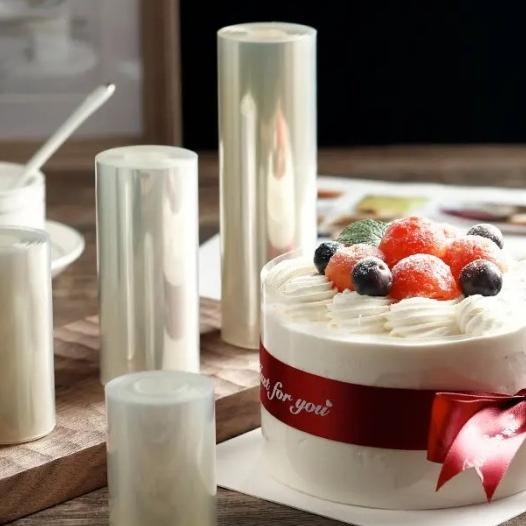 

Pet Plastik Pembatas Pinggiran Kue 1 Roll - Plastic Ka Bening Cake