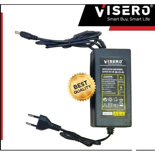 

TERSEDIA ADAPTOR UNIVERSAL 6A 12V VISERO POWER ADAPTOR SINGLE JACK