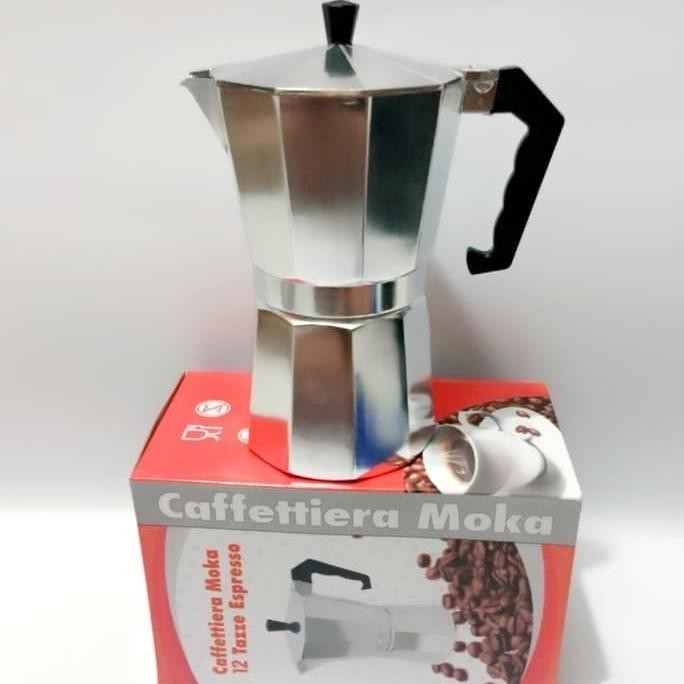 Moka Pot 12 Cup Alumunium Mocca Coffee Espresso Coffee Maker Pot BEST SELLER
