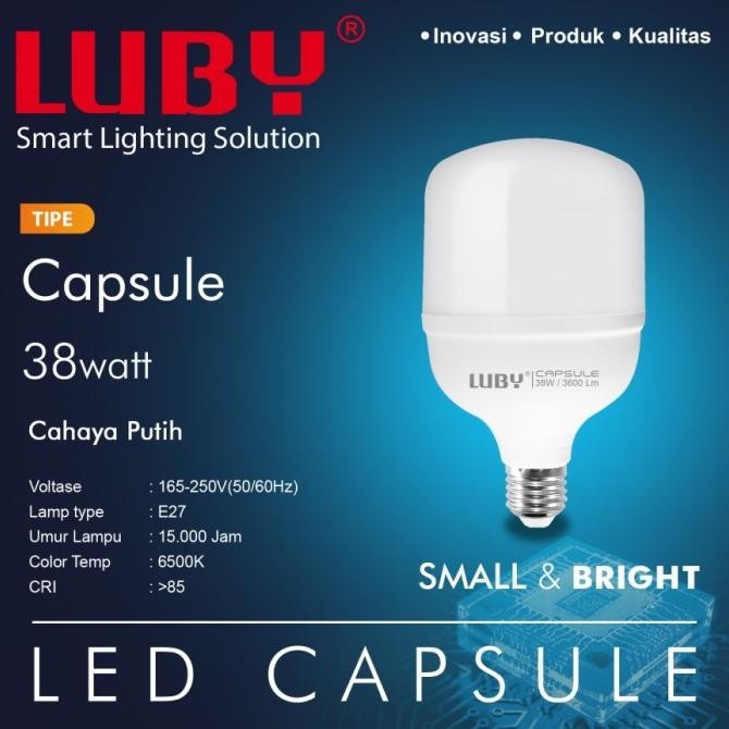 

TERSEDIA LAMPU LED CAPSULE LUBY 38W 38 WATT