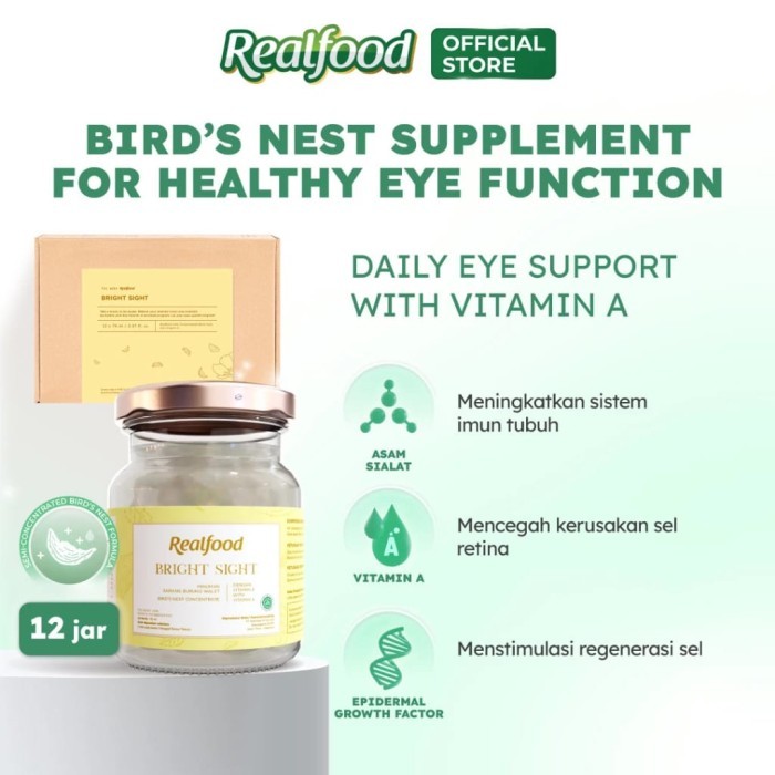 

Terlaris Realfood Bright Sight 12 Jar Minuman Sarang Burung Walet