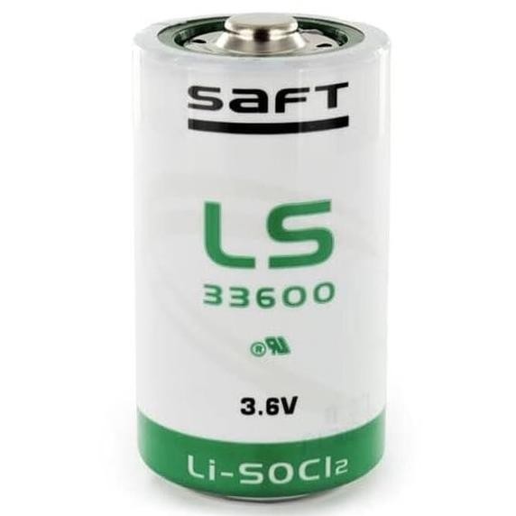 

TERSEDIA PRIMARY LITHIUM BATTERY SAFT LS 33600 3 6VOLT SIZE D TANPA PIN