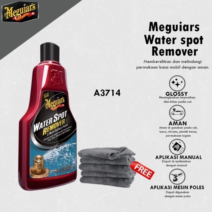 Meguiars Water Spot Remover Pembersih Jamur Kaca & Cat