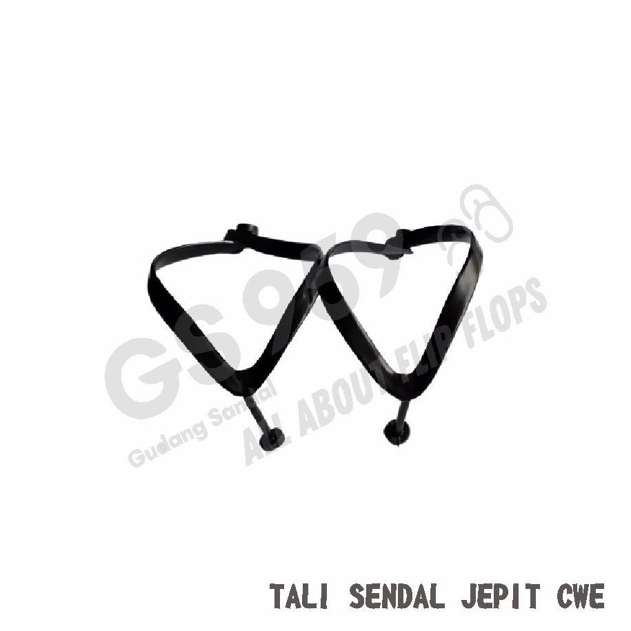 Tali Sendal Jepit Cewek Warna Hitam