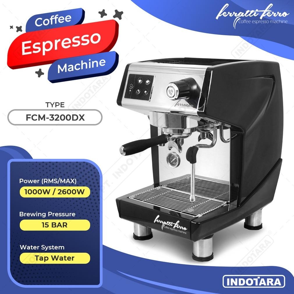 Ndala Mesin Kopi Espresso / Espresso Machine Ferratti Ferro Fcm3200Dx