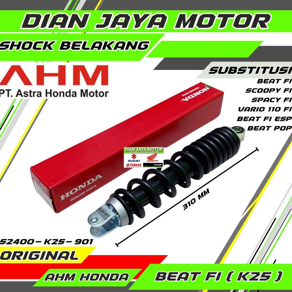 Len Sok Ahm K25 Shock Breker Belakang K25 Honda Genuine Part Beat F1 Beat Esp Sok Belakang Scoopy F1