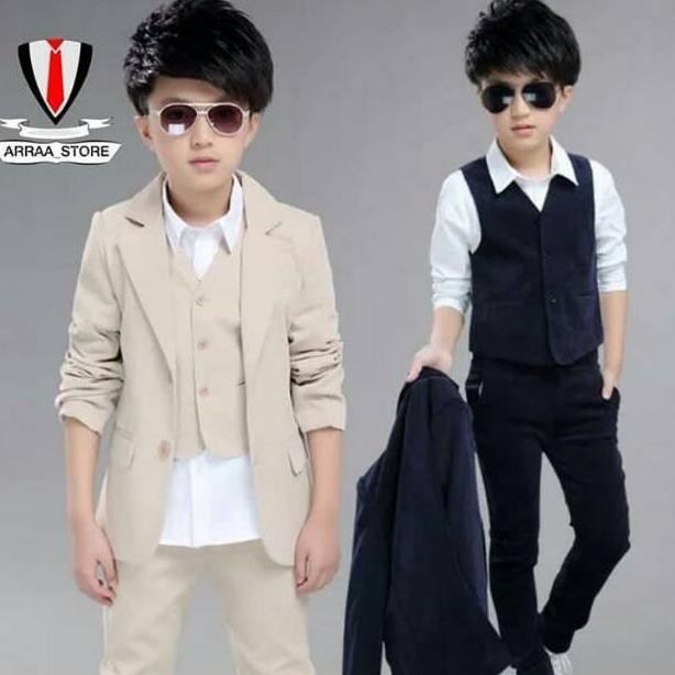 Kath Jas Anak Slimfit ( Jas Celana Vest )